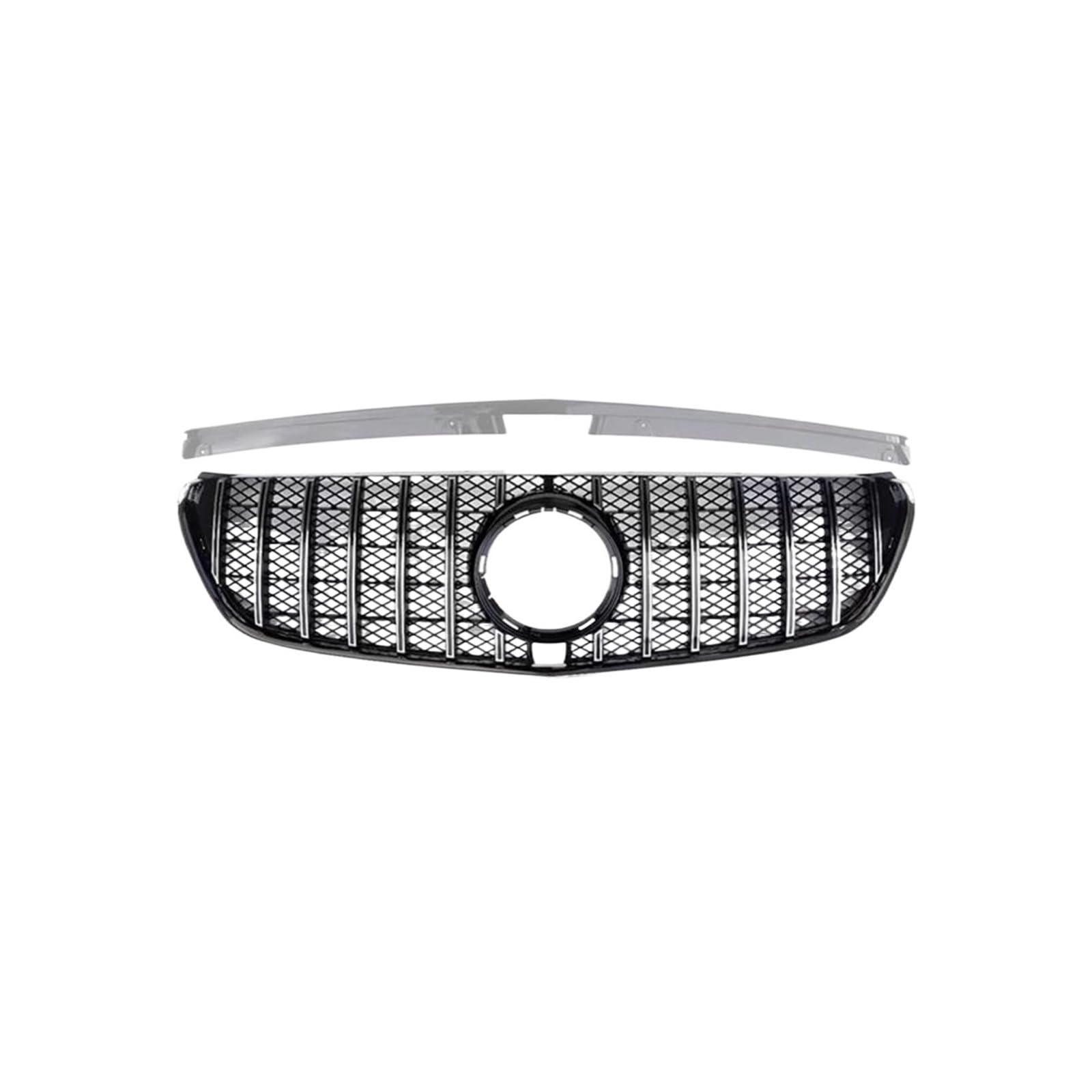 Kühlergrill Autoteile Passend Für Benz Für V-Klasse Für Vito-Kühlergrill W447 V300 V260 V2502016-2023 Frontstoßstangengrill Sportgrill Grill(B 16-19-Silvery) von KIRYU