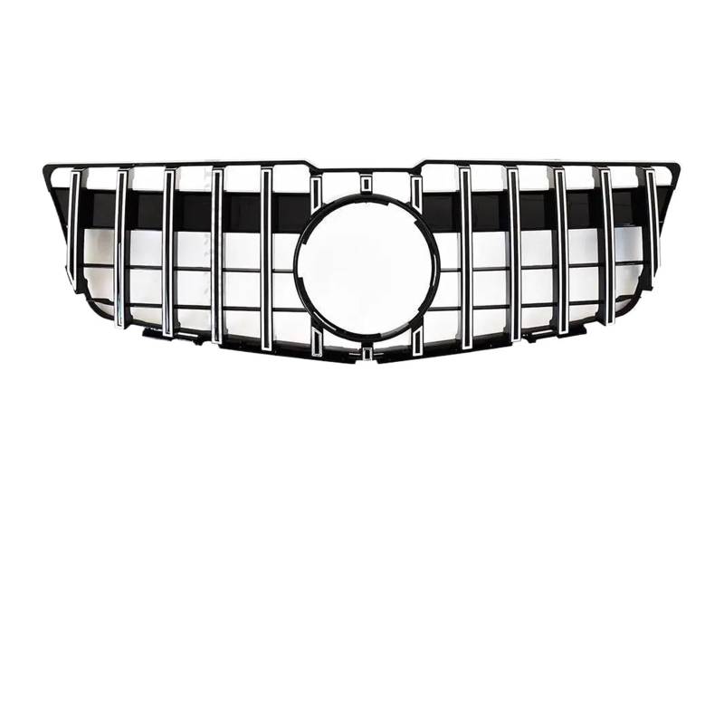 Kühlergrill Front Hood Inlet Grille Racing Stoßstange Grill Mitte Mesh Facelift Für Benz Für GLK X204 2008-2012 2013-2015 Grill(2008-2012 G Silvery) von KIRYU