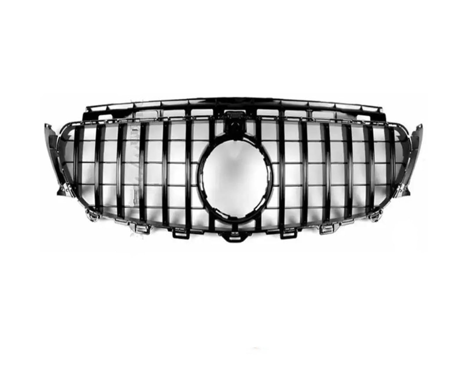 Kühlergrill Frontgrill Für Stoßstange, Für Benz W213 C238 A238 E-Klasse E300 E200 E260 2016–2020 E63 GT Diamant-Stil Grill(B Glossy Black) von KIRYU