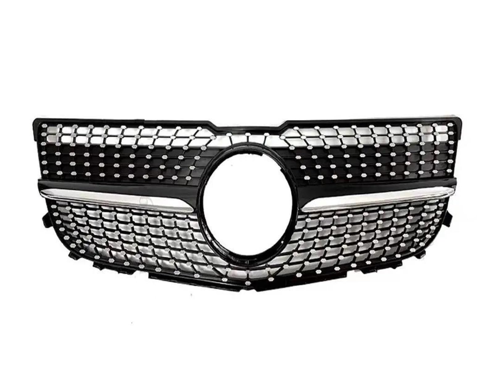 Kühlergrill Frontgrill Grill Racing Grill Für Benz Für GLK X204 2008-2012 2013-2015 Trim Haube Mesh Tuning Sport Grill(13-15 D Black) von KIRYU