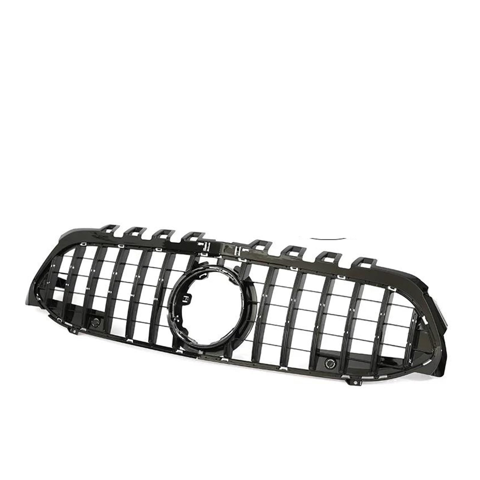 Kühlergrill Frontstoßstangengrill Für Benz A-Klasse V177 W177 2019–2022, Für GTR Diamond Für AMG A35 A45, Schwarzer Chorme-Grill A200 A180 Grill(Style 3) von KIRYU