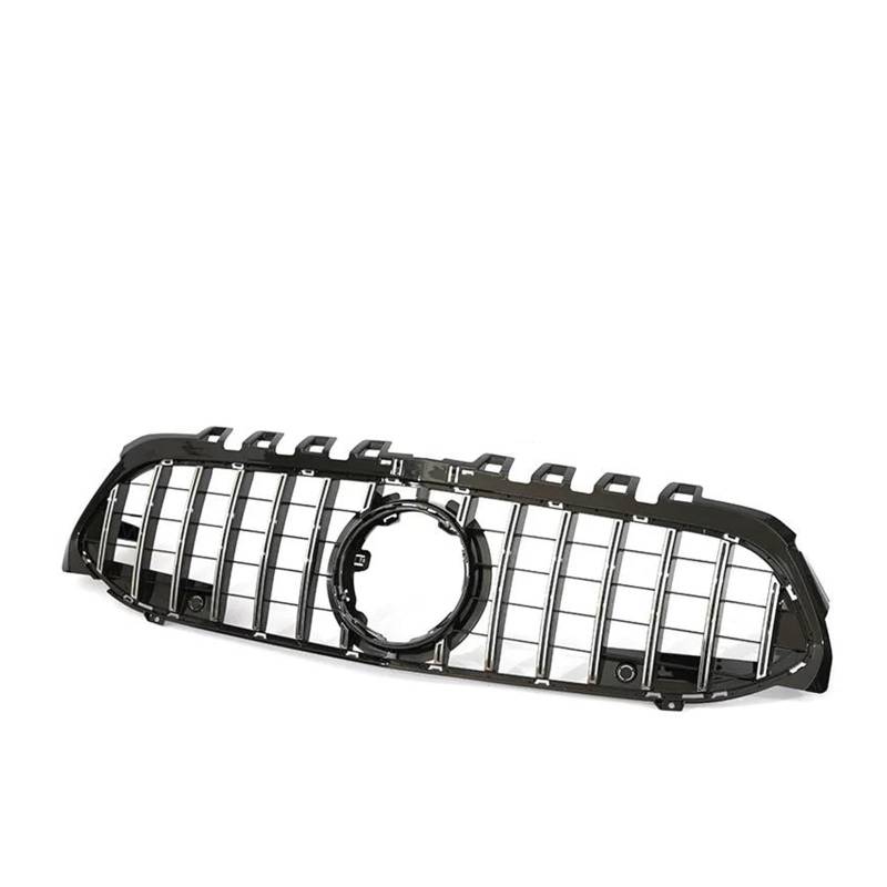 Kühlergrill Frontstoßstangengrill Für Benz A-Klasse V177 W177 2019–2022, Für GTR Diamond Für AMG A35 A45, Schwarzer Chorme-Grill A200 A180 Grill(Style 5) von KIRYU