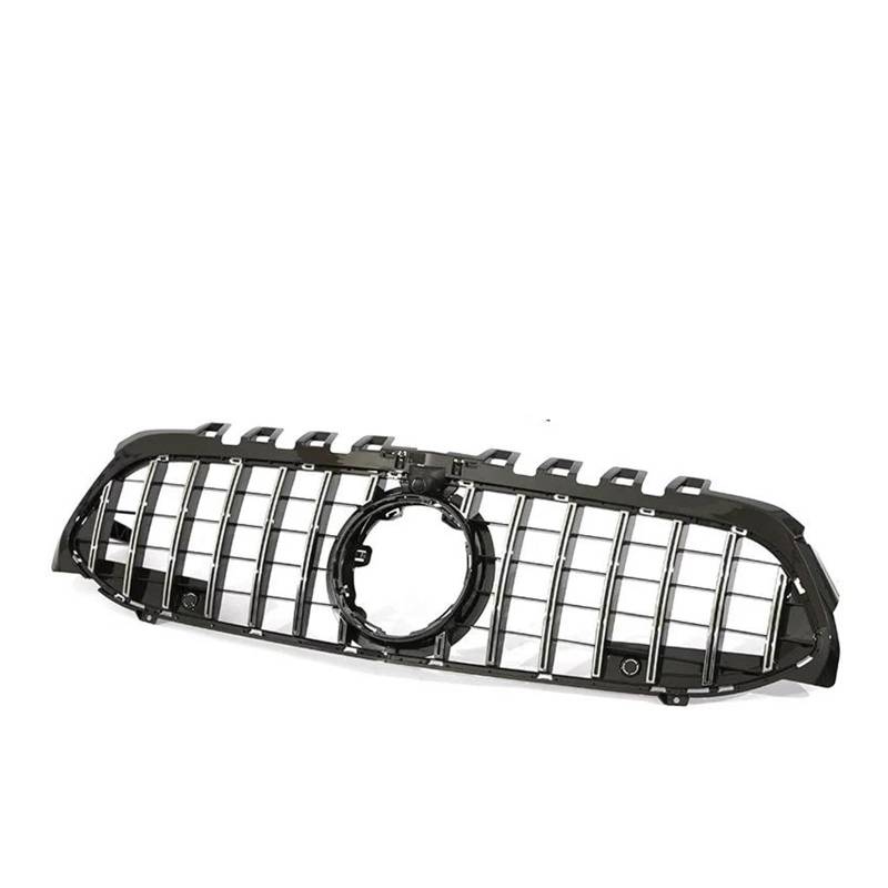 Kühlergrill Frontstoßstangengrill Für Benz A-Klasse V177 W177 2019–2022, Für GTR Diamond Für AMG A35 A45, Schwarzer Chorme-Grill A200 A180 Grill(Style 6) von KIRYU