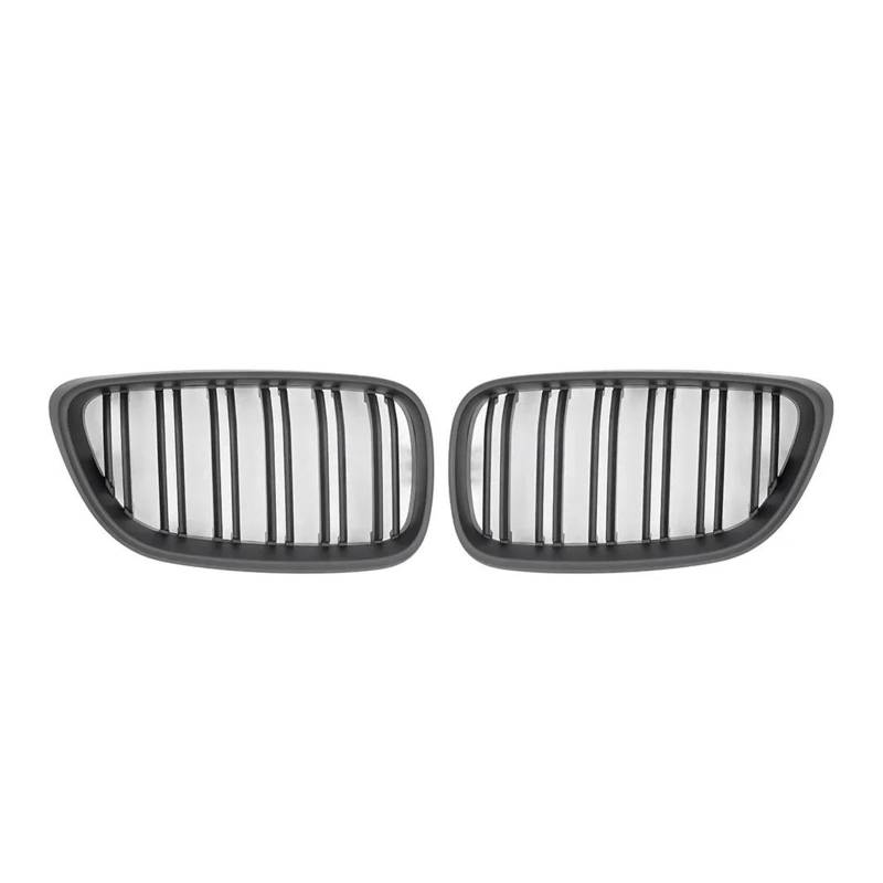 Kühlergrill Für 2er F22 F23 F87 M2 2014-2019 Auto-Nierengrill Renngrill Schwarz Glänzend Dual Line Grills Carbon Fiber Zubehör Grill(Matt-schwarz) von KIRYU