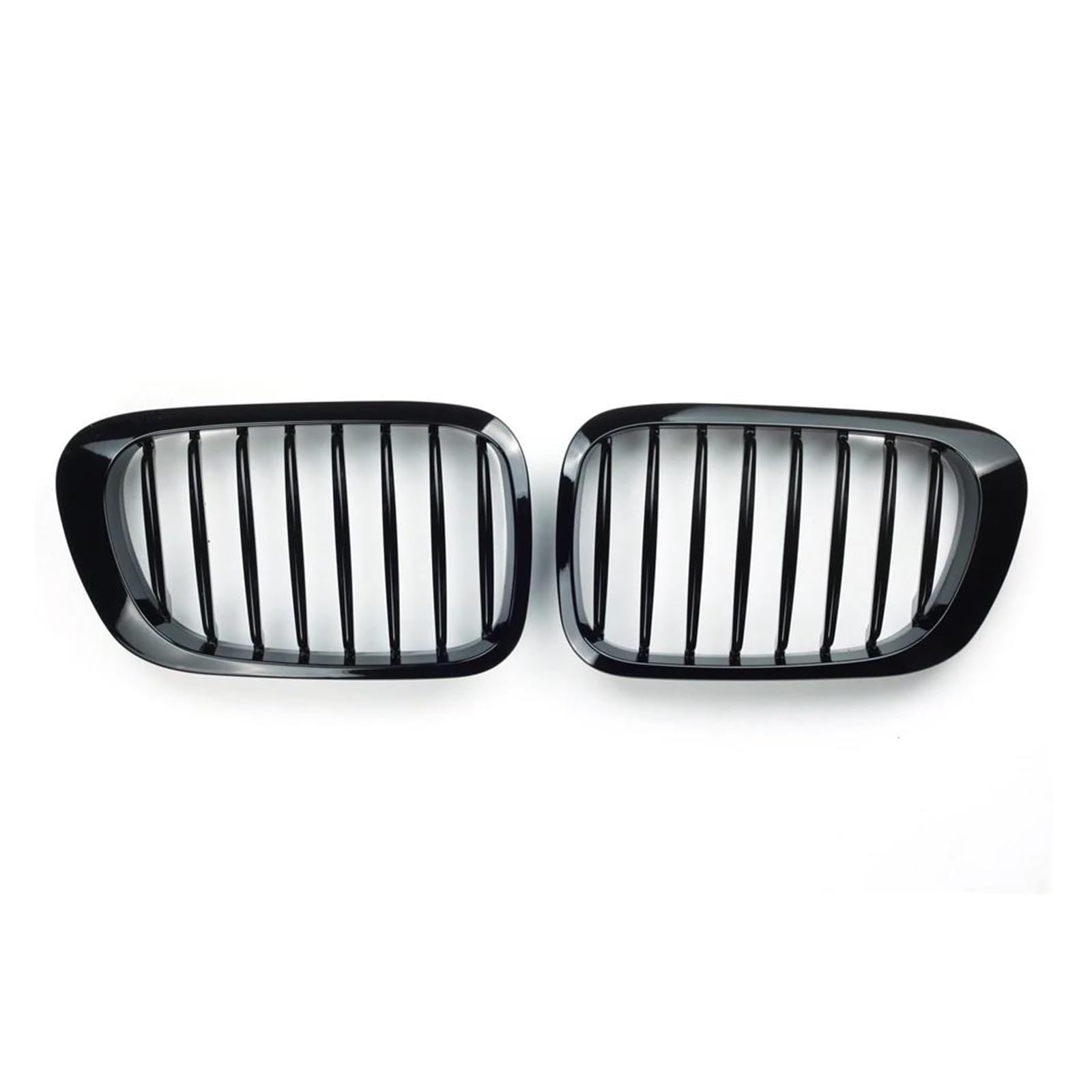 Kühlergrill Für 330ci Coupe Cabriolet Pre-Facelift Für E46 2 Türen 1998-2001 Glanz Schwarz Front Haube Niere Luxus Grill Grille Snap-on Grill von KIRYU