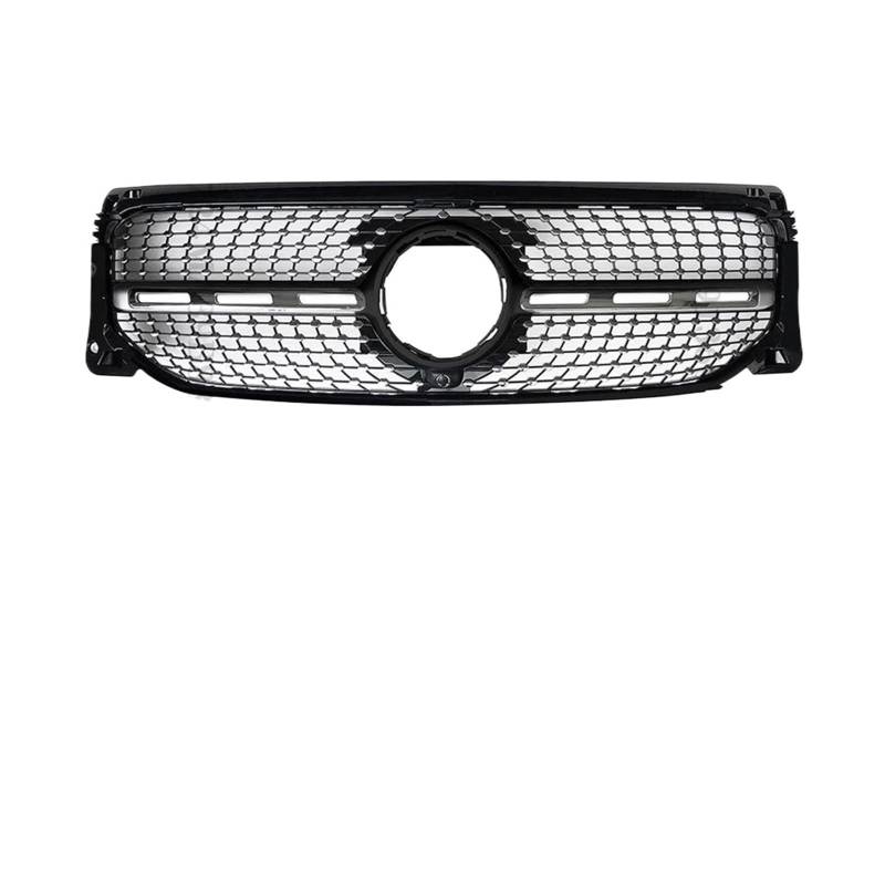 Kühlergrill Für Benz Für GLB X247 W247 2019-2022 220 250 Haube Mesh Front Stoßstange Grille Racing Grill Für AMG Linie GT Diamant Stil Tuning Grill(D Black) von KIRYU