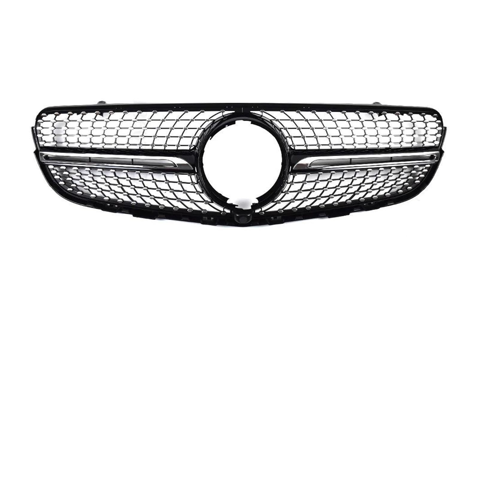 Kühlergrill Für Benz Für GLC X253 2015-2018 Tuning Ersatzteil Diamant Für GT Stil Fronteinlass Mesh Stoßfänger Kühlergrill Gitter Grill Refit Grill(D Black) von KIRYU