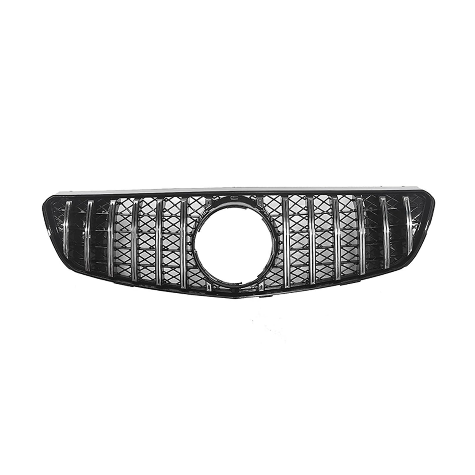 Kühlergrill Für Benz R Klasse W250 GT R 2005-2010 Front Auto Kühlergrill Grill Körper Obere Ersatz Stoßstange Haube Mesh Center Grid Teil Grill(Silber) von KIRYU