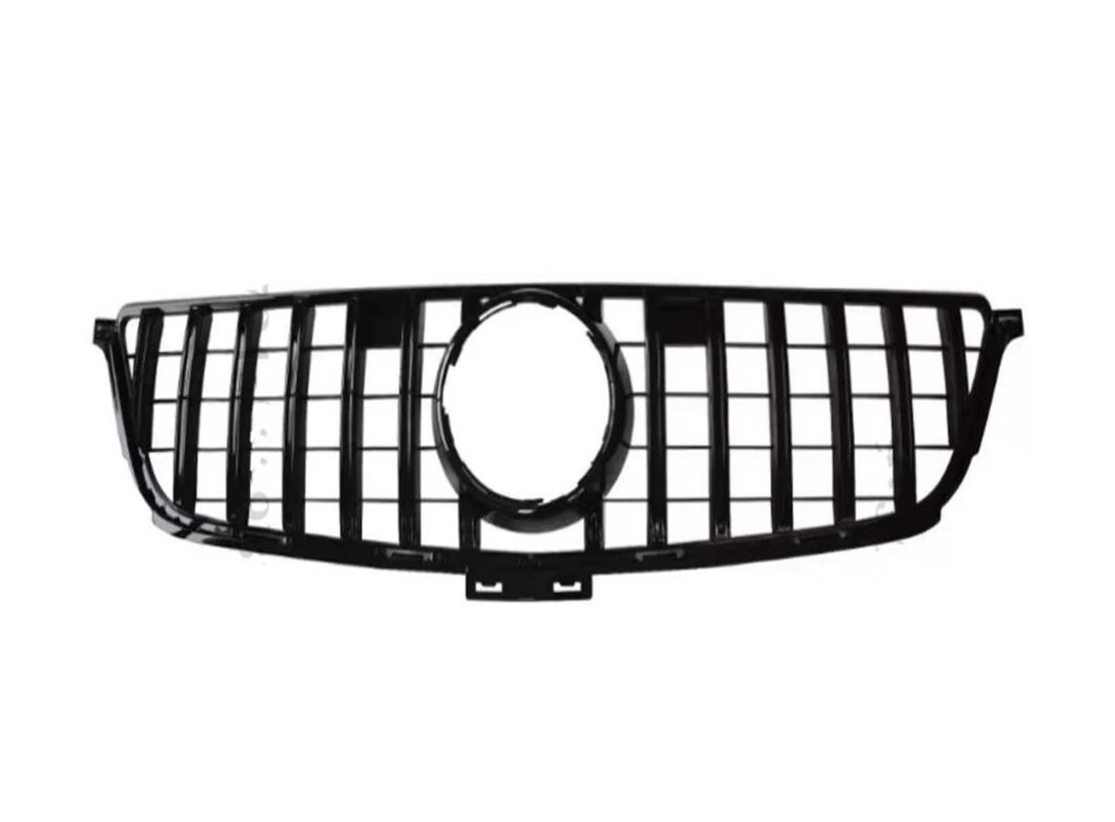 Kühlergrill Für W166 Für Benz ML 2012-2015 ML300 ML320 ML350 ML400 ML500 550 Diamond GT Body Kit Facelift Fronteinlassgitter Haubengrill Grill(GT Black) von KIRYU