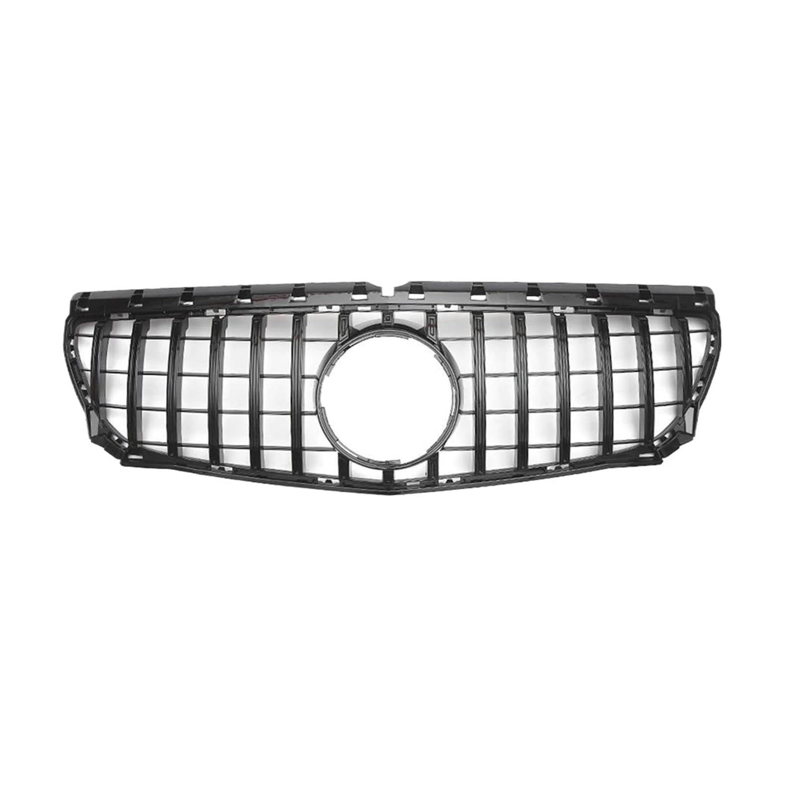 Kühlergrill Kühlergrill Im Chrom-Silber-Diamant-Stil, Schwarz Glänzend Für GTR-Frontstoßstangengrill Für Benz Für B-Klasse W246 2012–2014 B180 B200 B250 Grill(G-Black) von KIRYU