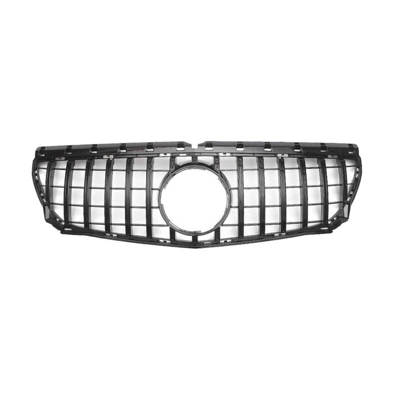 Kühlergrill Kühlergrill Im Chrom-Silber-Diamant-Stil, Schwarz Glänzend Für GTR-Frontstoßstangengrill Für Benz Für B-Klasse W246 2012–2014 B180 B200 B250 Grill(G-Black) von KIRYU