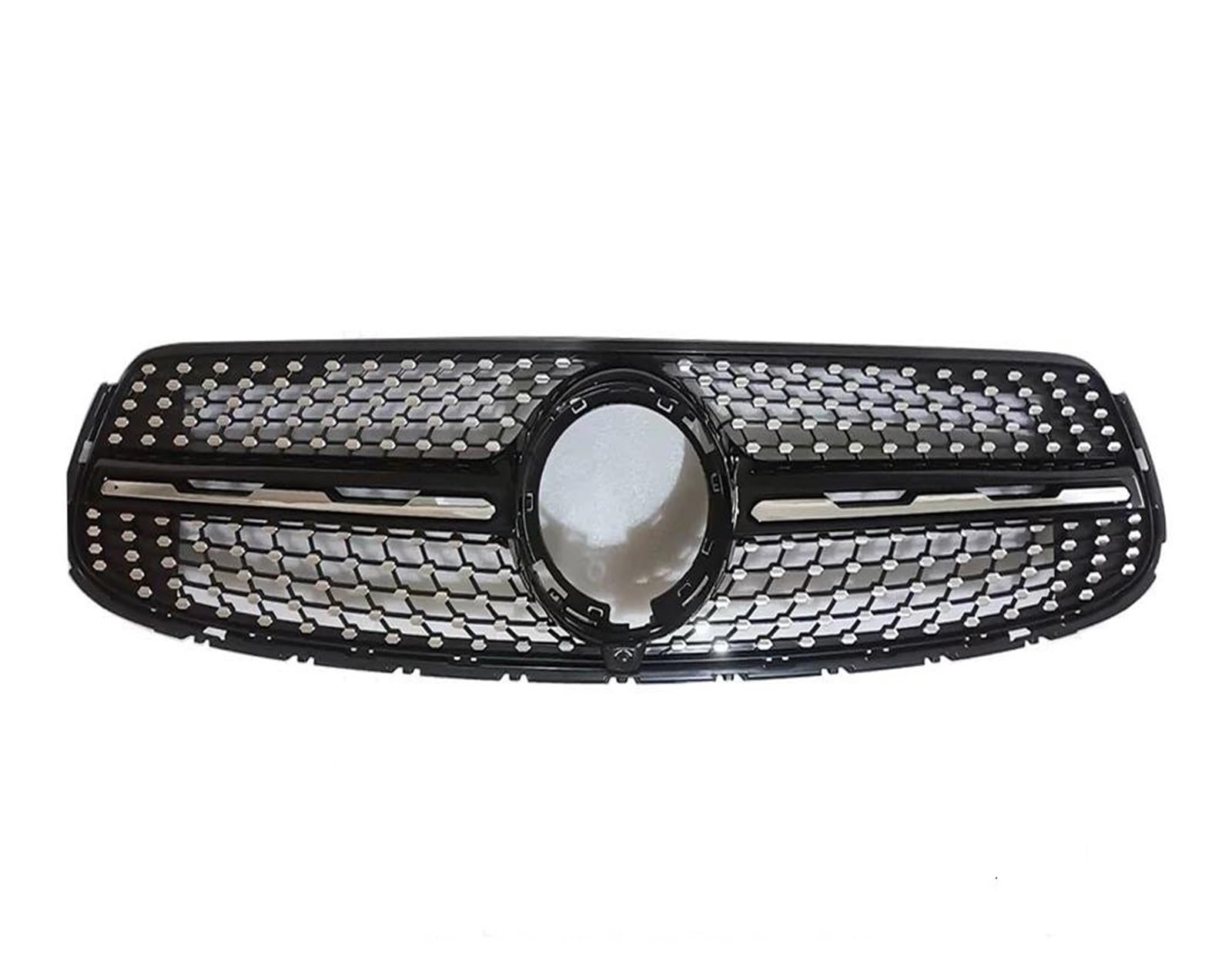 Kühlergrill Tuning Hood Mesh Grid Frontstoßstangengrill Einlassgrill Für X253 Für Benz Für GLC 2019 2020 2021 300 200 220 Diamond GT Style Grill(A Black) von KIRYU