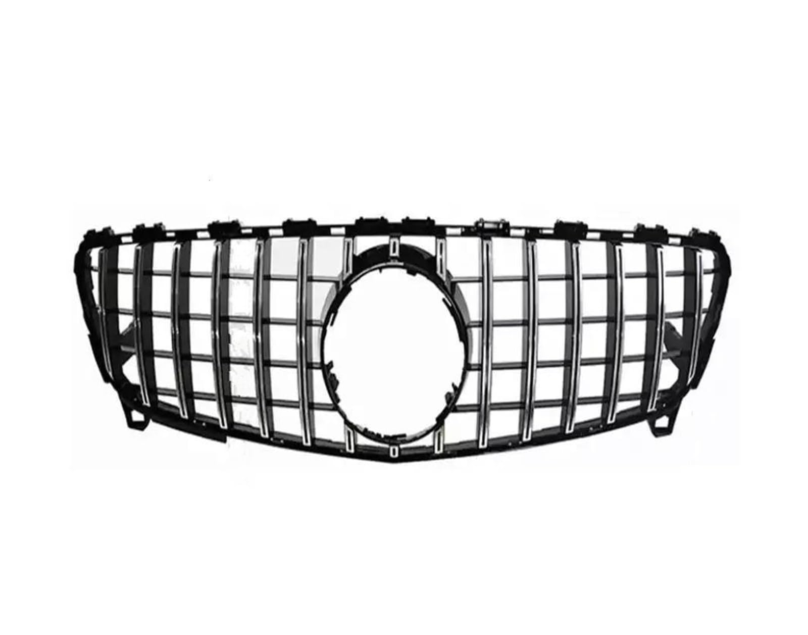 Kühlergrill Tuning-Zubehör Kühlergrill Racing Grill Mesh Für Benz Für A-Klasse A45 W176 2013-2018 2019+ A180 A200 A260 GT Diamond Style Grill(16-18 GT Silver) von KIRYU