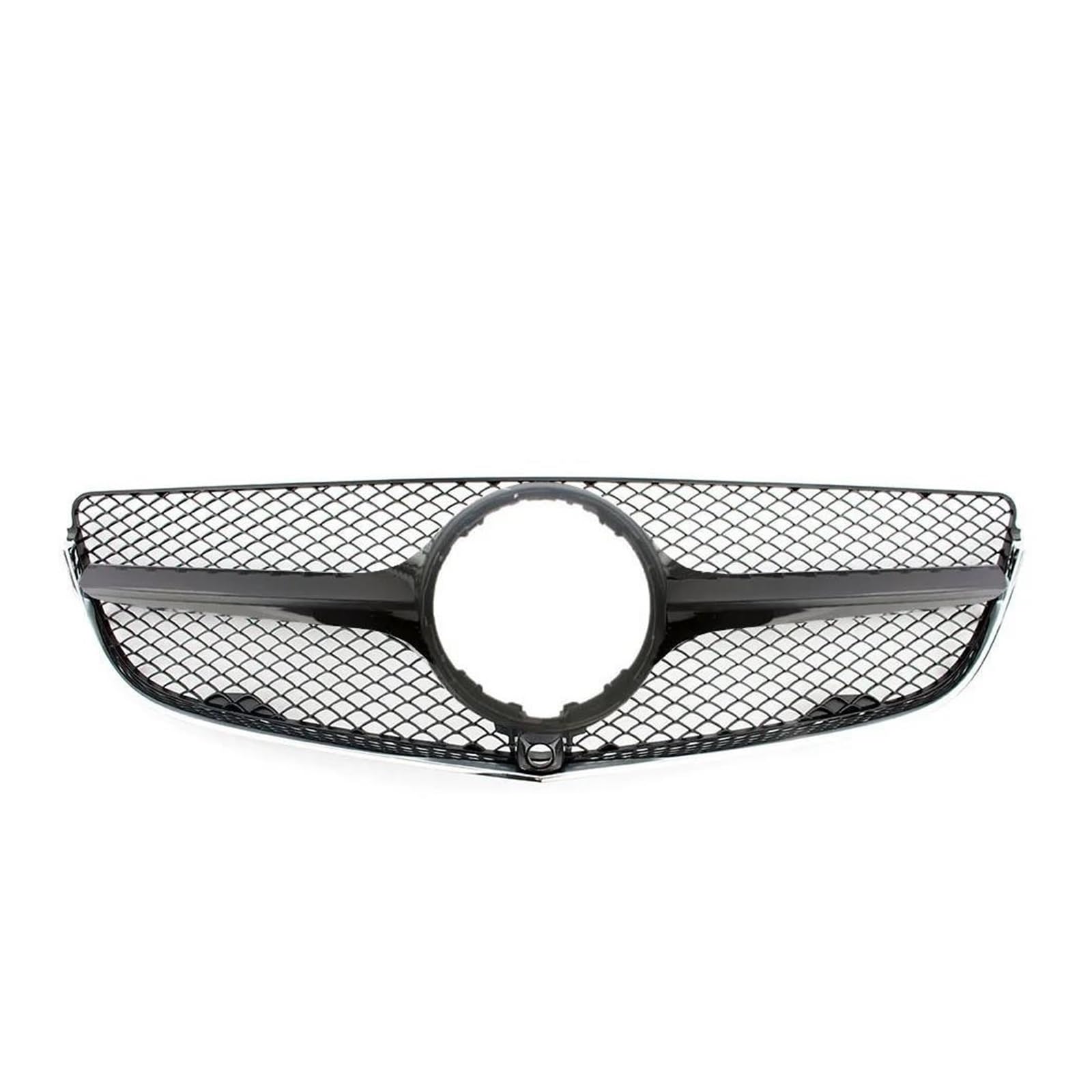 Kühlergrill Vorne Racing Facelift Gitter Für Benz W207 Für E-Coupe 2009 2010 2011 2012 2013 2014 2015 2016 Oberen Haube Stoßstange Grille Grill(Black 14-16) von KIRYU