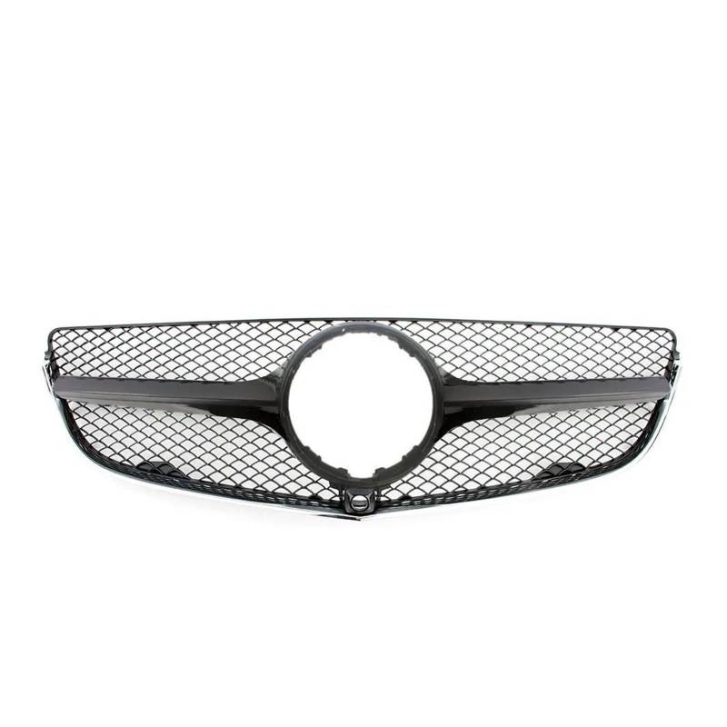 Kühlergrill Vorne Racing Facelift Gitter Für Benz W207 Für E-Coupe 2009 2010 2011 2012 2013 2014 2015 2016 Oberen Haube Stoßstange Grille Grill(Black 14-16) von KIRYU