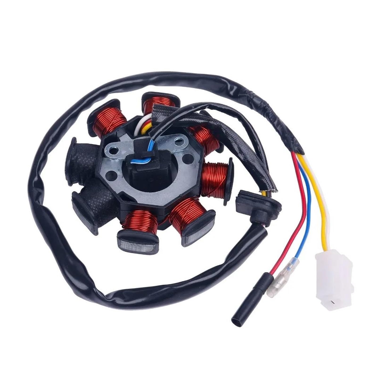 Zündspule Für 139QMB 139QMA Chinesischen Roller Moped Motor (Dual Zündspulen) GY6 49cc 50cc 8-Spule Magneto Lichtmaschine Stator Zündung von KIRYU