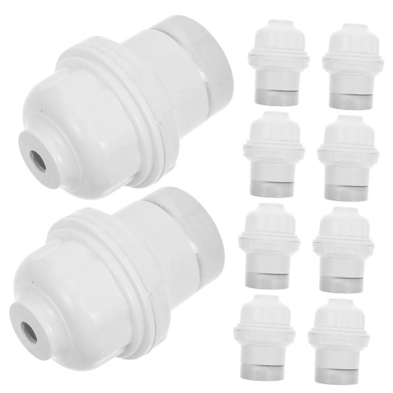 KITANDOVE 20st Kronleuchter Kopf Glühbirnen-sockeladapter Adapter Für Lampenschirme Licht Steckdosen Led-lichtadapter Glühbirne Stecker in Die Steckdose Lampenfassung Lampenadapter Keramik von KITANDOVE