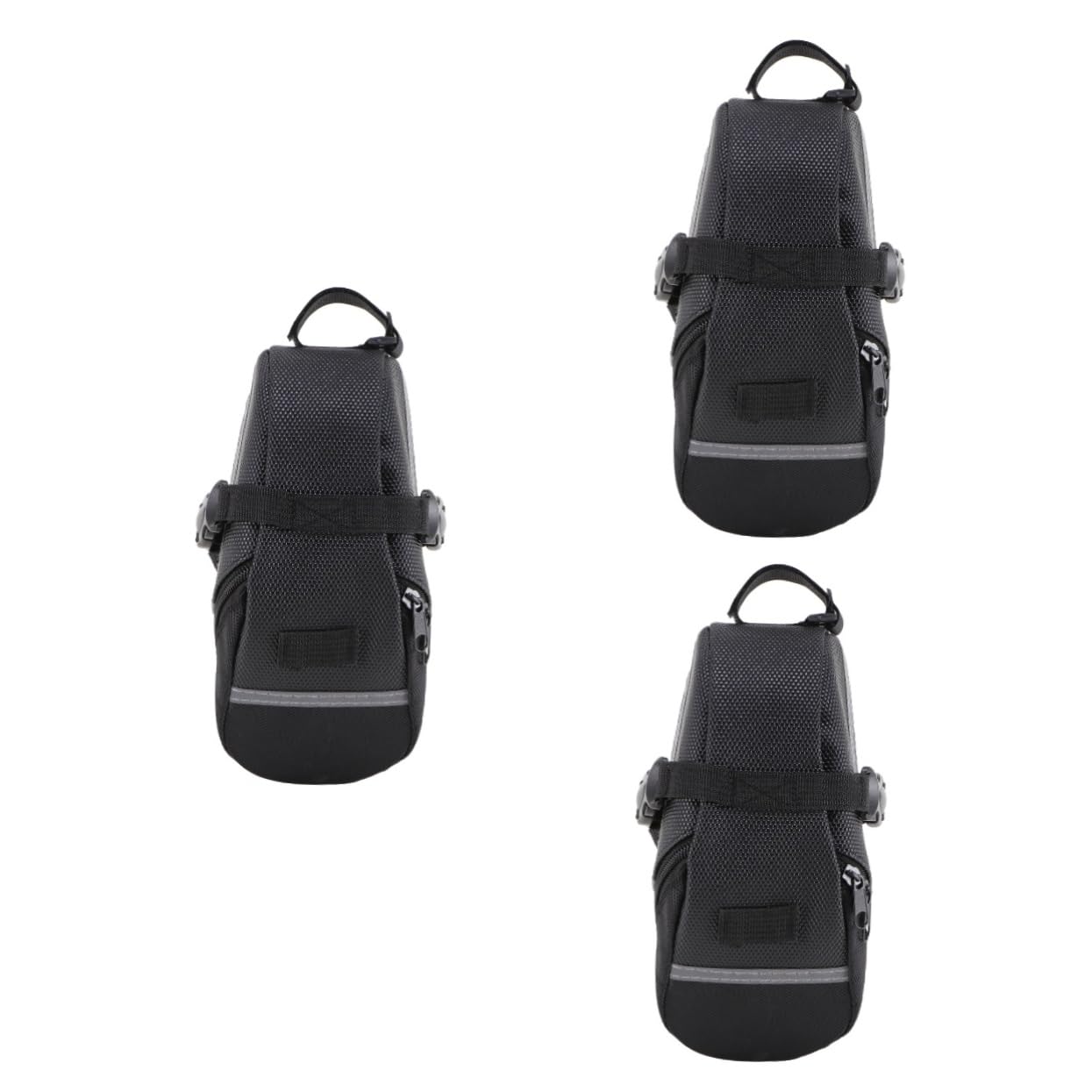 KITANDOVE 3 Stück 13017 Fahrradständer für Fahrräder Fahrradtasche unter dem Sitz Fahrrad werkzeugtasche Fahrrad Aufbewahrungstasche fahrad Tasche fahrradgepäcktasche Bike Accessories Black von KITANDOVE