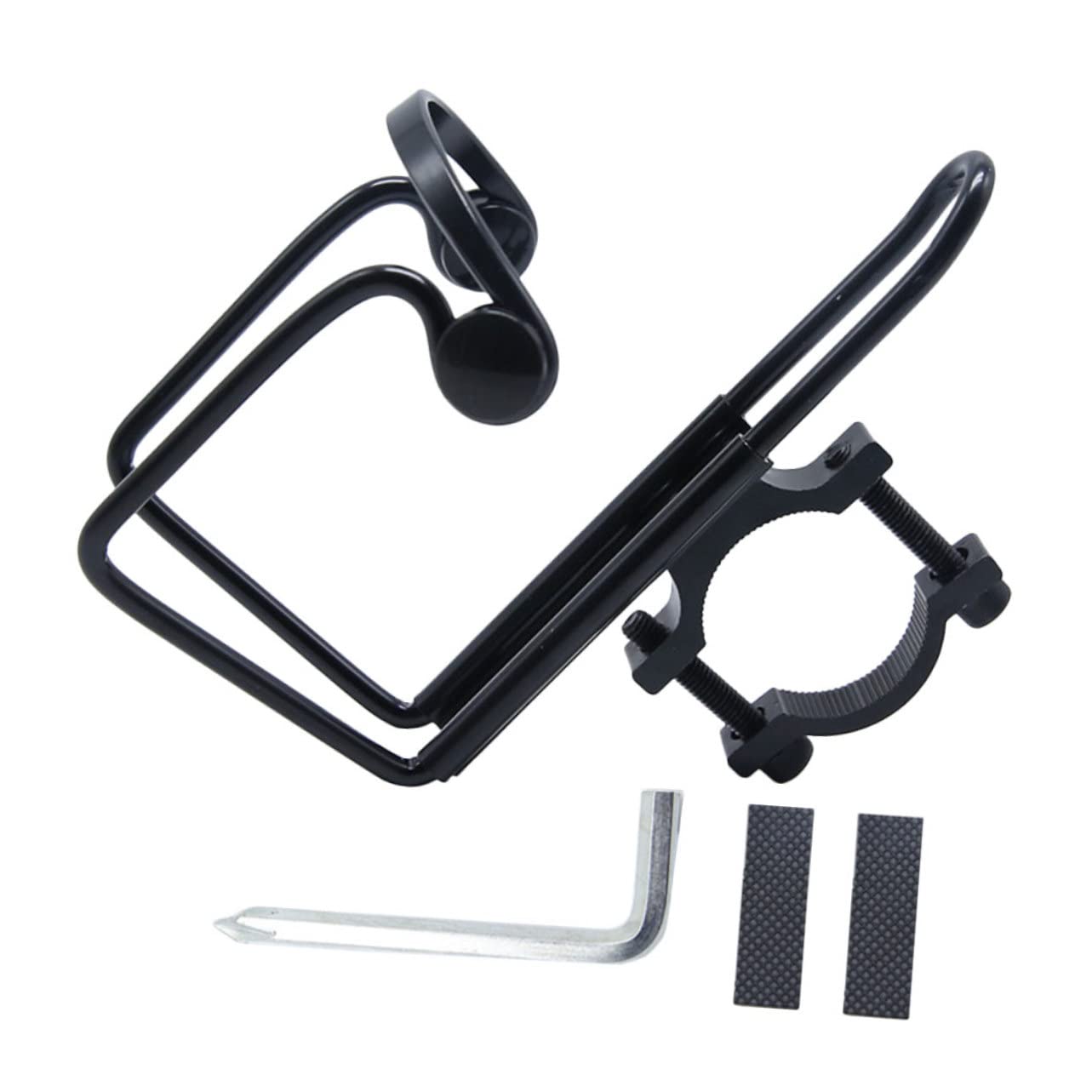 KITANDOVE Fahrrad Flaschenhalter Fahrradzubehör Trinkflaschenhalter fürs Fahrrad fahrradanlehnbügel Bike Holder bikestand Fahrradversorgung Fahrradflaschenhalter aus Aluminiumlegierung Black von KITANDOVE