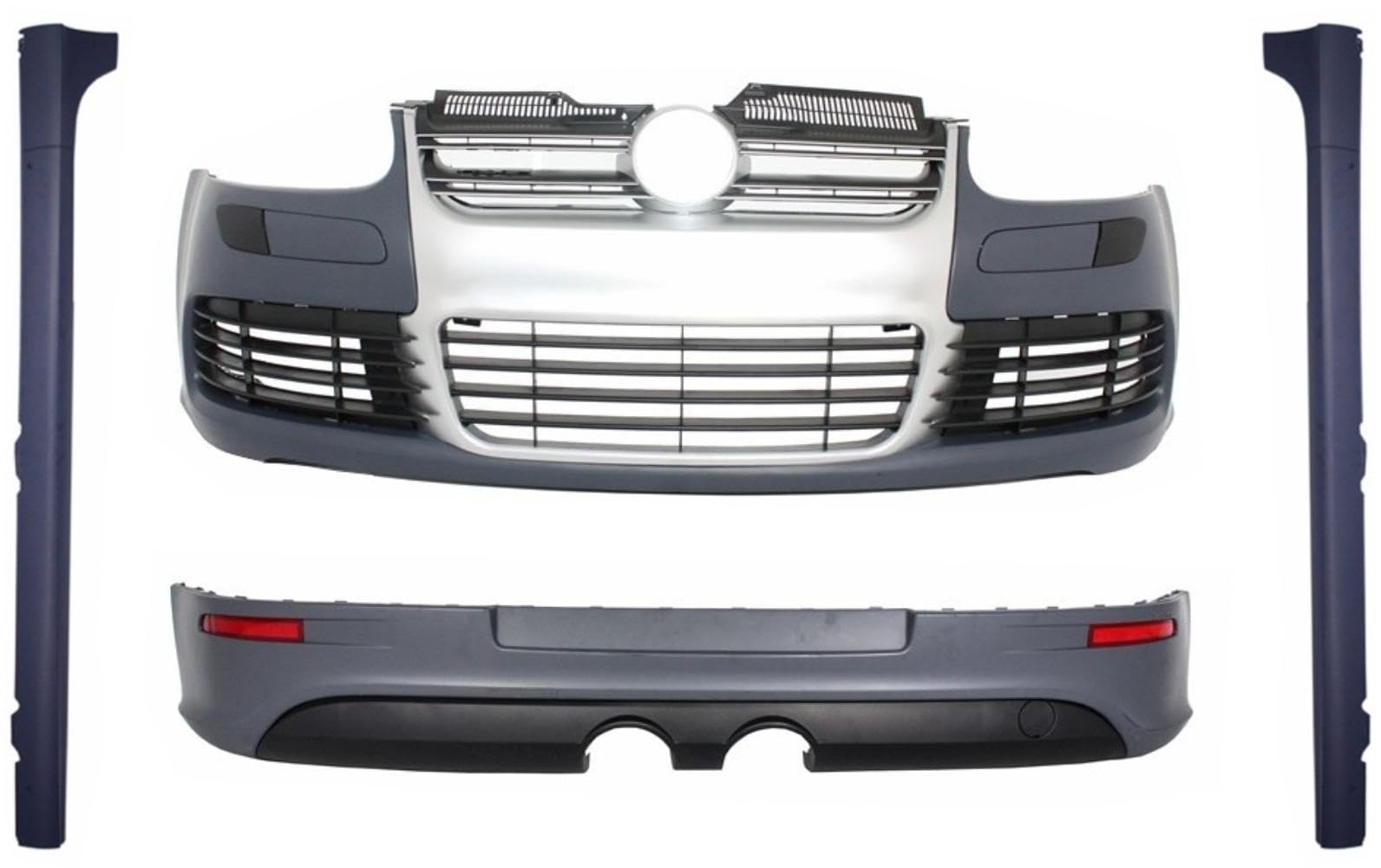 KITT COCBVWG5R32 Karosserie-Set, kompatibel mit Golf V 5 2003–2007, Stoßstangen-Seitenschweller, R32-Design von KITT Keep driving with us!