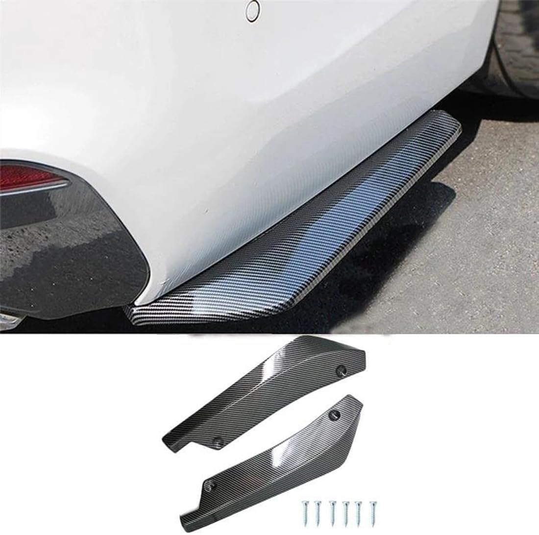 Auto Frontspoiler für BMW X1 M3 M4 E30 E36 E39 E46 E87 E90 E91 E92 E93 F21 F32 F36 F80, Frontstoßstange Lippe Splitter Diffusor Kit Protector Außenzubehör,A/Carbon Fiber Look von KIUYNHMSI