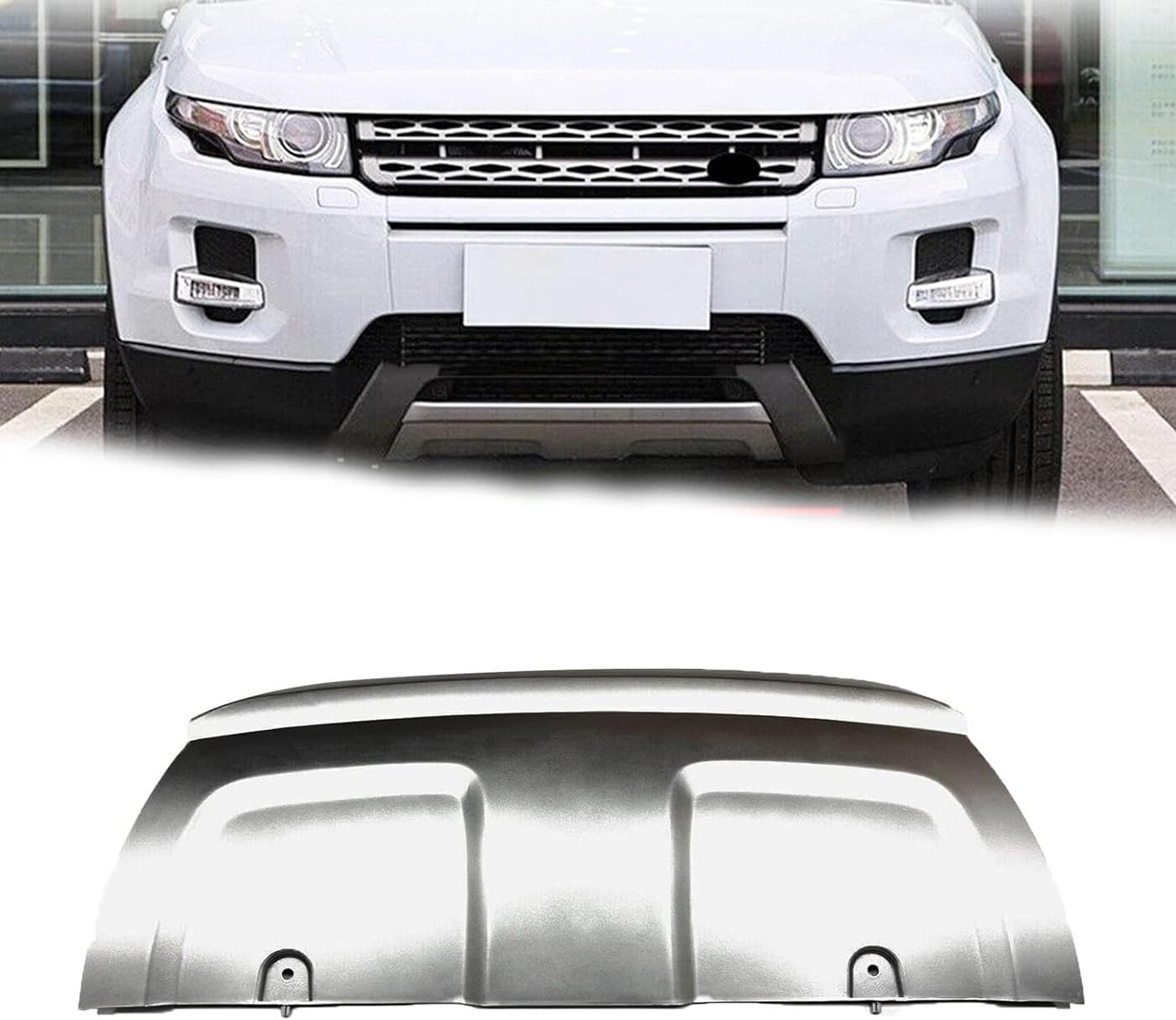Auto Frontspoiler für Range Rover Evoque 2010-2015, Frontstoßstange Lippe Splitter Diffusor Kit Protector Außenzubehör von KIUYNHMSI