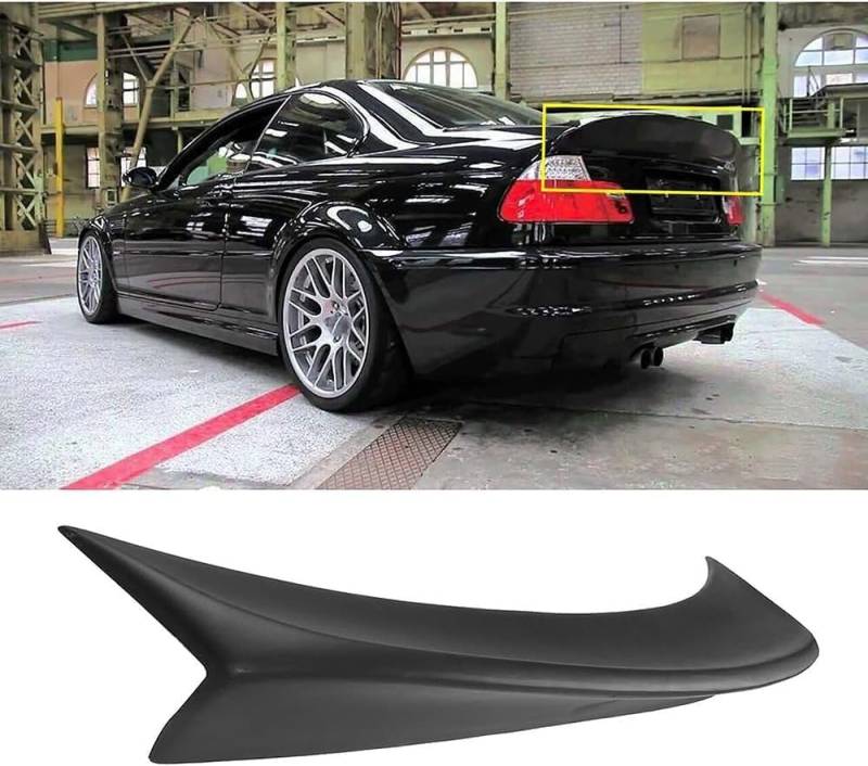 Auto Heckspoiler für BMW E46 2 puertas Coupé CSL 1999-2006, Kofferraumspoiler Dachspoiler Flügel Lippe Tuning Styling Zubehör von KIUYNHMSI