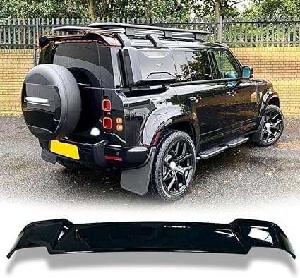 Auto Heckspoiler für LR Defender 4D 90 110 2020-2024, Kofferraumspoiler Dachspoiler Flügel Lippe Tuning Styling Zubehör von KIUYNHMSI