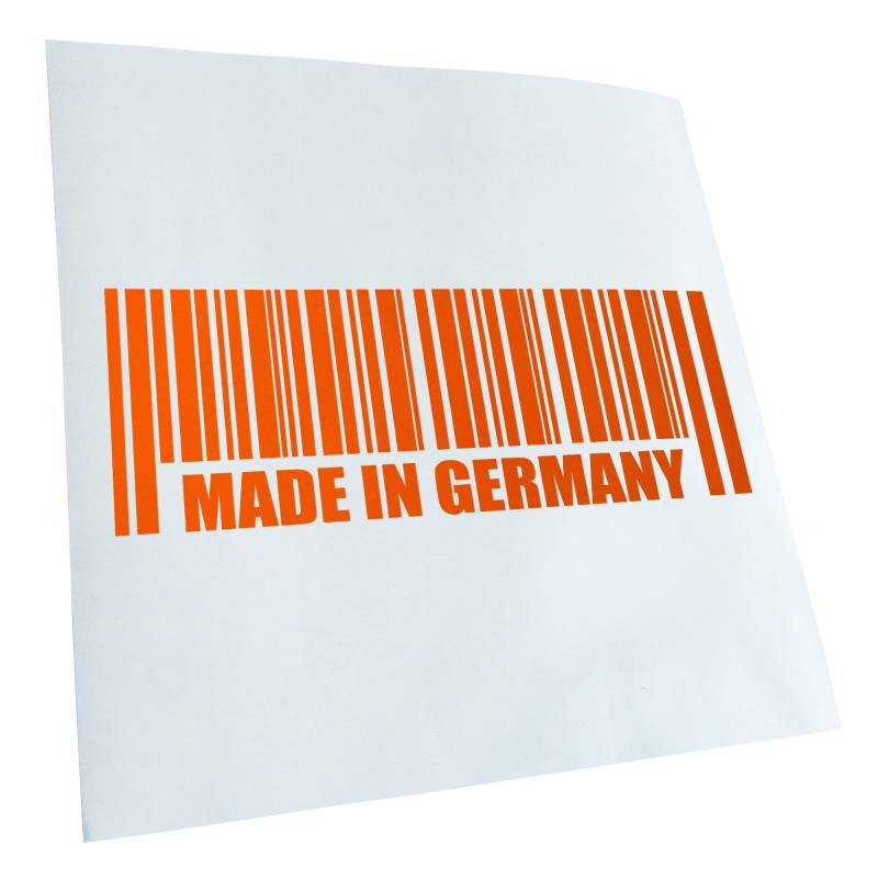 Kiwistar - Autoaufkleber - Orange - 20x7cm Made in Germany Aufkleber für Auto, Laptop, Fahrrad, LKW, Motorrad Mehrfarbig JDM Decal Racing von KIWISTAR UG