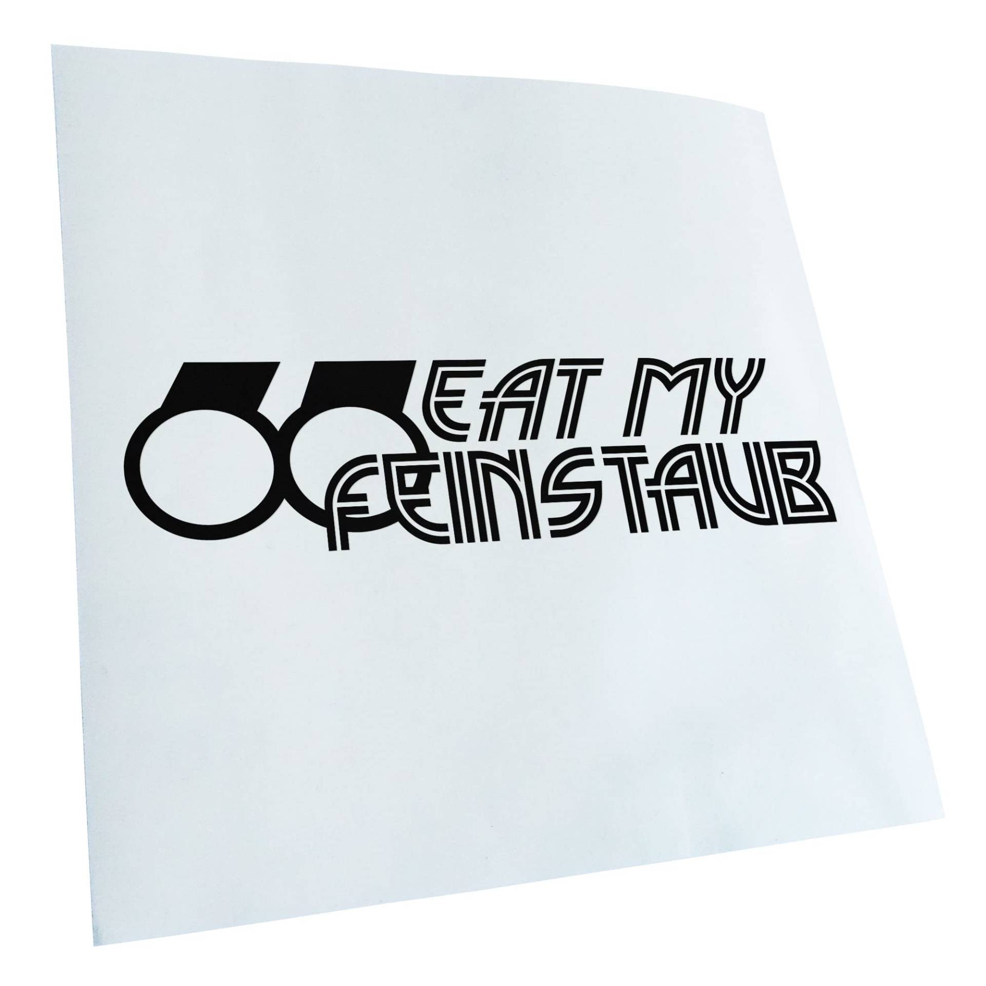 Kiwistar - Autoaufkleber - Schwarz - 20x5cm Eat My Feinstaub Aufkleber für Auto, Laptop, Fahrrad, LKW, Motorrad Mehrfarbig JDM Decal Racing von KIWISTAR UG