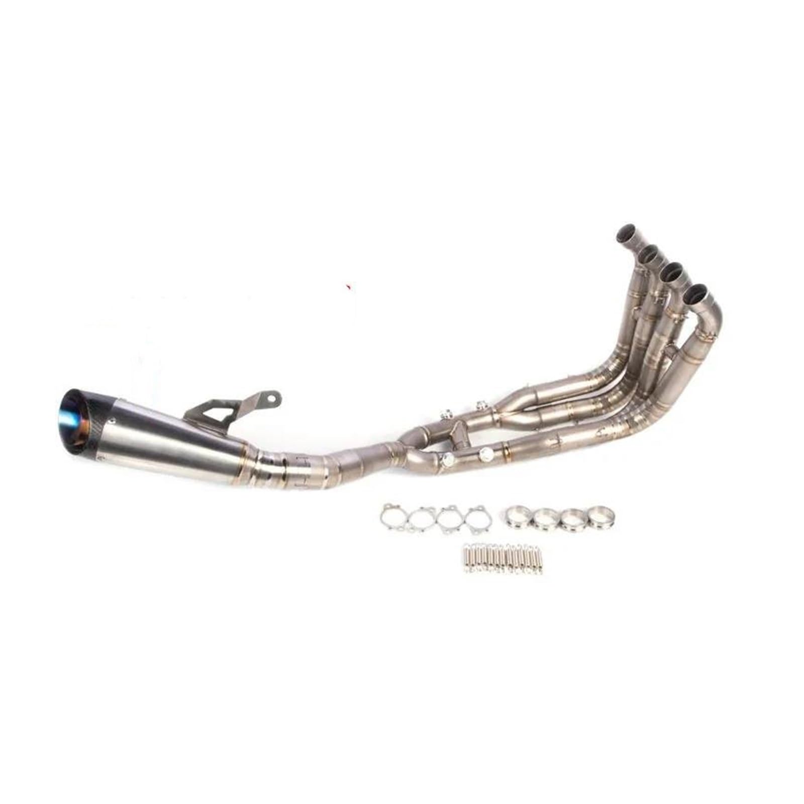 Zentralrohr For BMW S1000RR 2019-2022 S1000 RR Motorrad Auspuff Echt Titan Legierung Rohr Header Link Verbinden Rohr Modifikationszubehör(Full System A) von KIXRKO