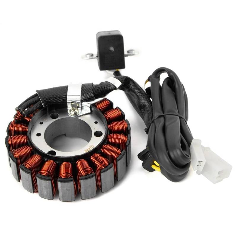 Motorcycle Generator Stator Coil Compatible With VT125 VT125C2 Shadow 125 XL125V XLV125 Varadero 125 JC32 31120-KPC-640 von KJARIVLOP