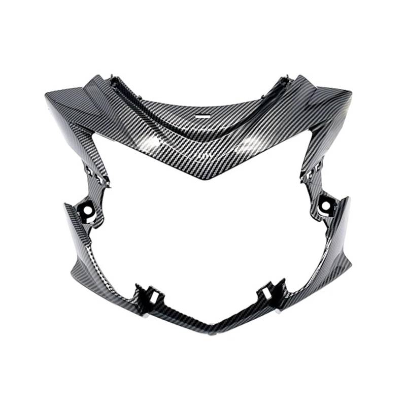 Motorcycle Headlight Head Nose Front Side Cover ABS Injection Fairing Accessories Compatible With Suzuki GSXS 750 2017-2021 2022(Carbon Fiber Look) von KJARIVLOP