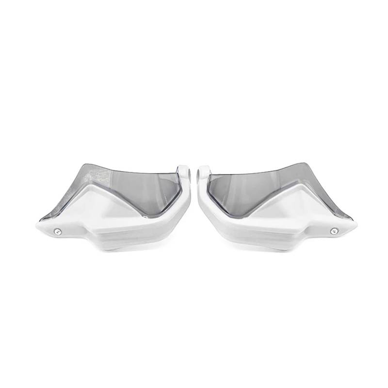 Motorrad-Handschutz, Zubehör für Lenker, kompatibel mit CFMOTO 650GT 400GT (White Grey-1Set) von KJARIVLOP