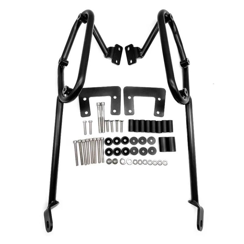 Motorrad Rahmen Tasche Träger Rack Seitentaschen Fahrradtaschen Halter Halterung Kompatibel Mit Yamaha MT-07 FZ-07 2018-2021 2022 von KJARIVLOP