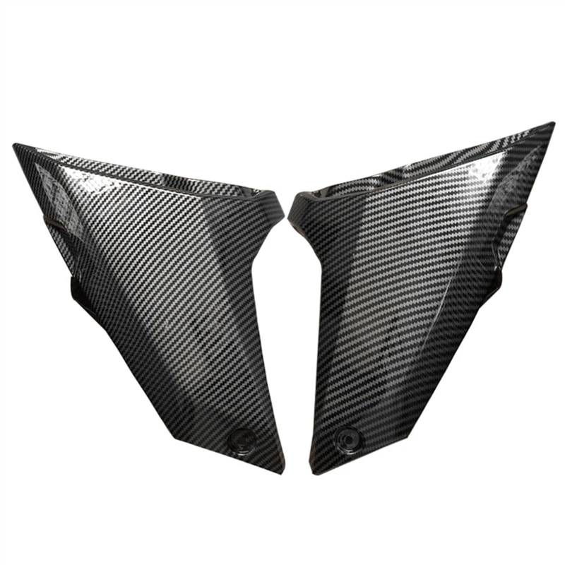 Motorrad Zubehör Volle Verkleidung Injektion Karosserie Kit Cowl Panel Abdeckung Kompatibel Mit Yamaha MT09 FZ09 2017 2018 2019 2020(Carbon Look-009) von KJARIVLOP