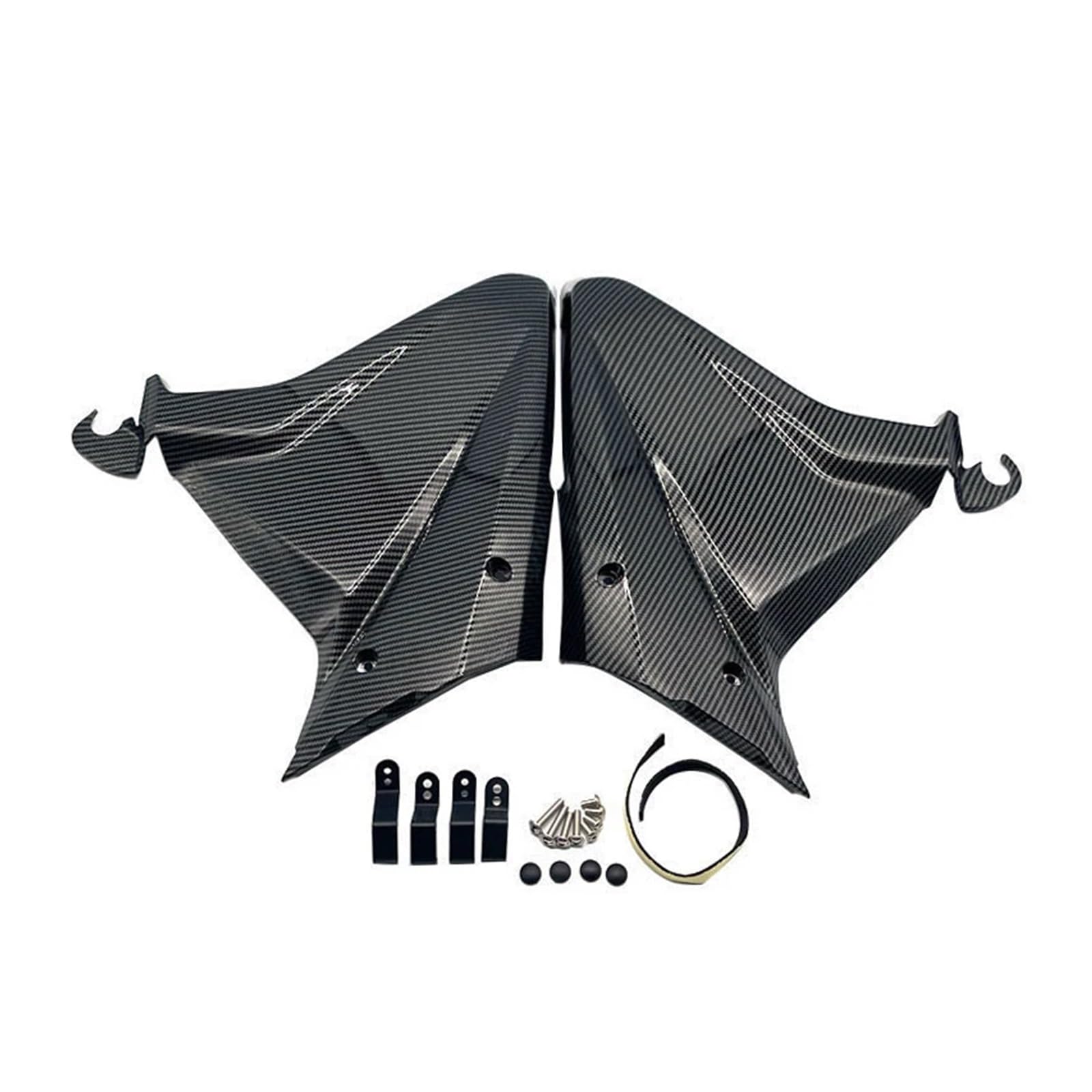 Seat Seite Abdeckung Panel Rückleuchten Cowl Verkleidung Kompatibel Mit CBR650R 2019-2021 2022 2023 Motorrad Zubehör(B-Carbon Faser Look) von KJARIVLOP