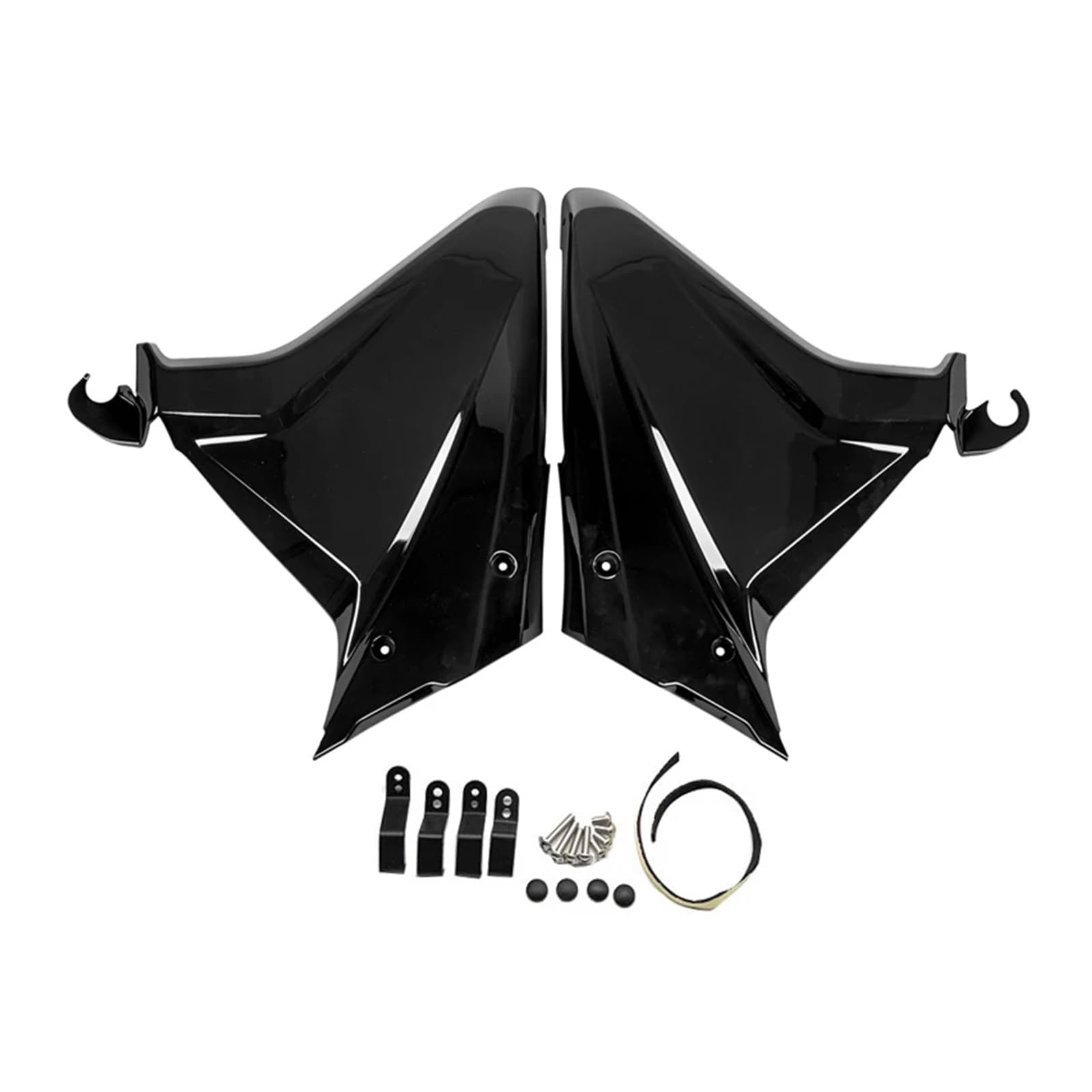 Seat Seite Abdeckung Panel Rückleuchten Cowl Verkleidung Kompatibel Mit CBR650R 2019-2021 2022 2023 Motorrad Zubehör(B-Glossy Schwarz) von KJARIVLOP