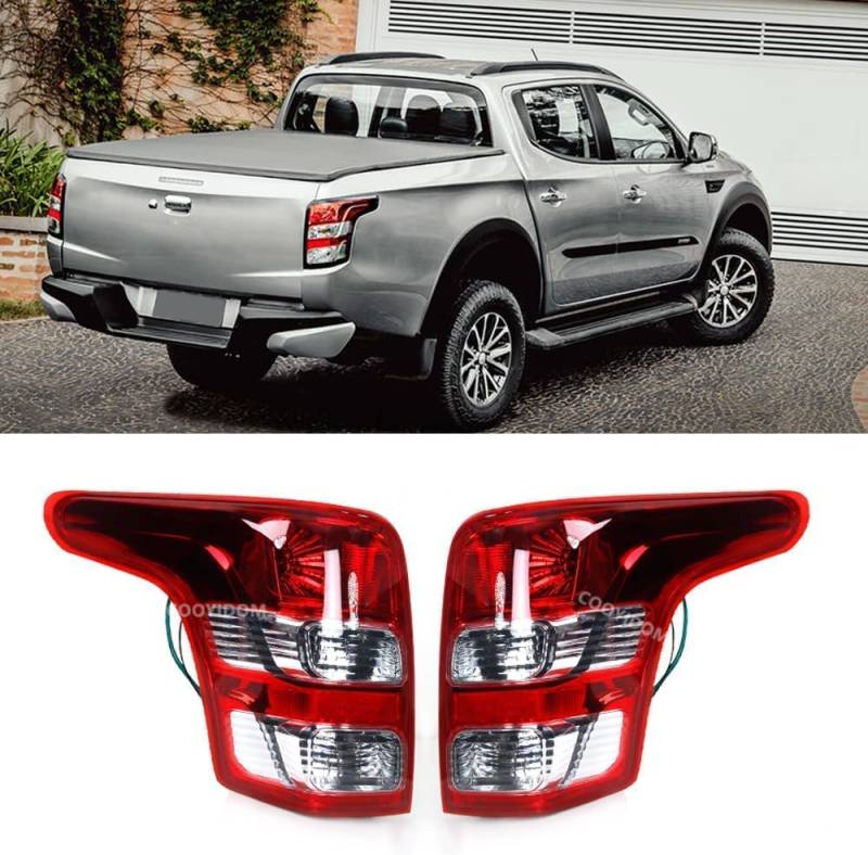 KJGE Auto Rücklicht-Komplettsets Heckleuchte Rückleuchte Für Mitsubishi L200 2015 8330A943 | Heckklappe Heckleuchte Bremslicht Ersatz von KJGE