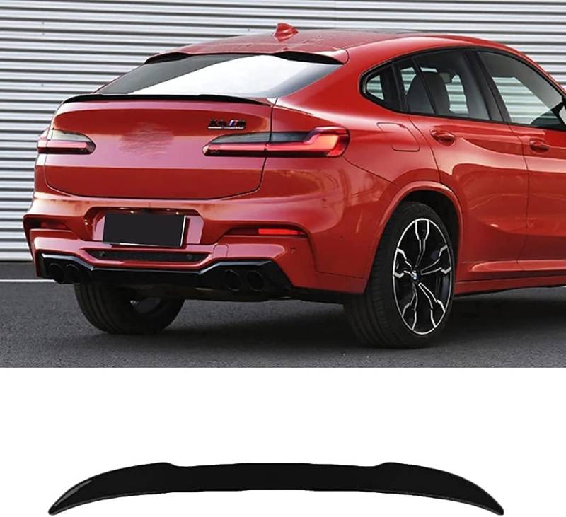 Premium ABS Auto Heckspoiler Spoiler für BMW X4 G02 Spoiler 2019 2020 2021 X4 M | Car Kofferraum Spoiler Heckklappe Heckflügel Lippe von KJGE