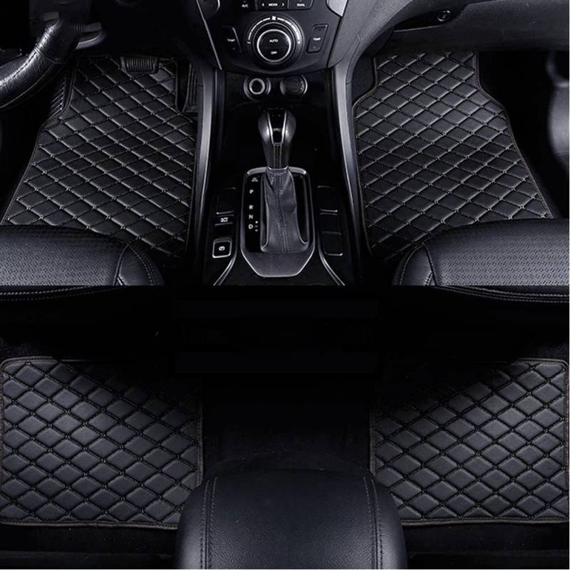 Universal Auto FußMatten Passend für Chevrolet Chevelle Camaro Trax Equinox Corvette C6 C7 C8, 5 Sitze Wasserdicht Anti Rutsch Schutz Floor Mats von KJGE