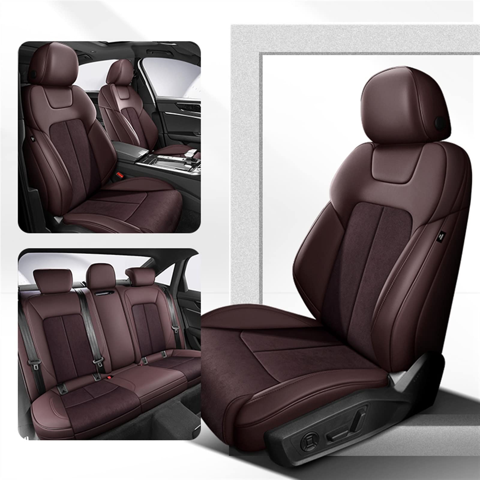 KJHOPY Mehrere Stile Autositzbezug Für Volvo Xc90 V50 S60 V40 V70 Xc60 S90 Xc40 C30 C70 S80 Autoteile Sitzschutz Autositzkissen(A2) von KJHOPY