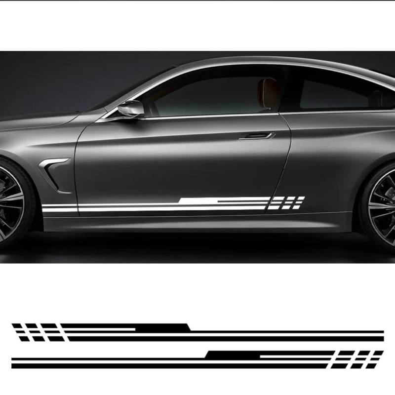 Autotür Seitenaufkleber Racing Sport Dekor Aufkleber Vinyl Wraps Dekoration Auto Tuning Zubehör, Für Audi von KJQWZNJI