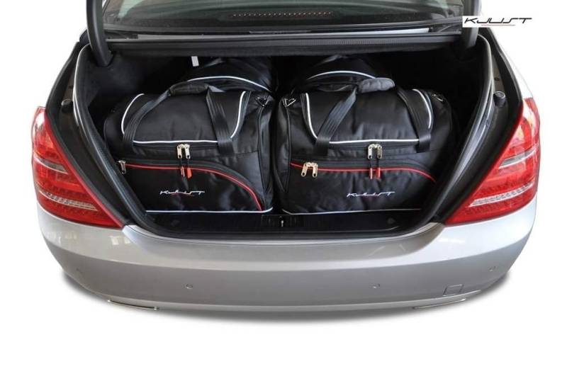 KJUST DEDIZIERTE KOFFERRAUMTASCHEN 4 STK Set KOMPATIBEL MIT Subaru XV II 2017 - von KJUST