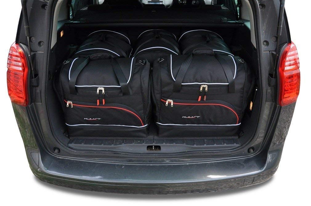 KJUST Dedizierte Autotaschen 5 stk kompatibel mit PEUGEOT 5008 I (T87) 2009-2016 von KJUST