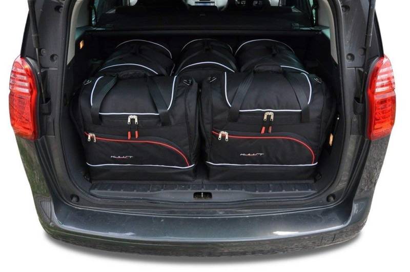 KJUST Dedizierte Autotaschen 5 stk kompatibel mit PEUGEOT 5008 I (T87) 2009-2016 von KJUST