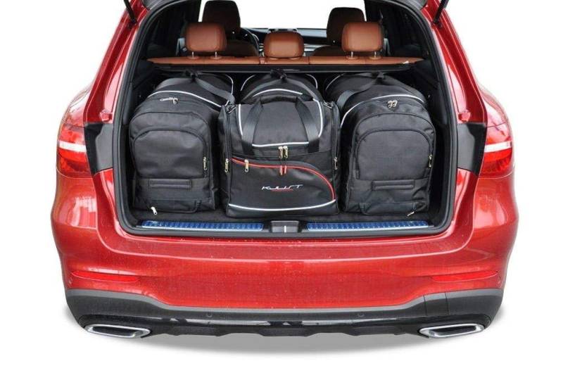 KJUST Kofferraumtaschen 4 stk kompatibel mit MERCEDES-BENZ GLC X253 2015-2022 von KJUST