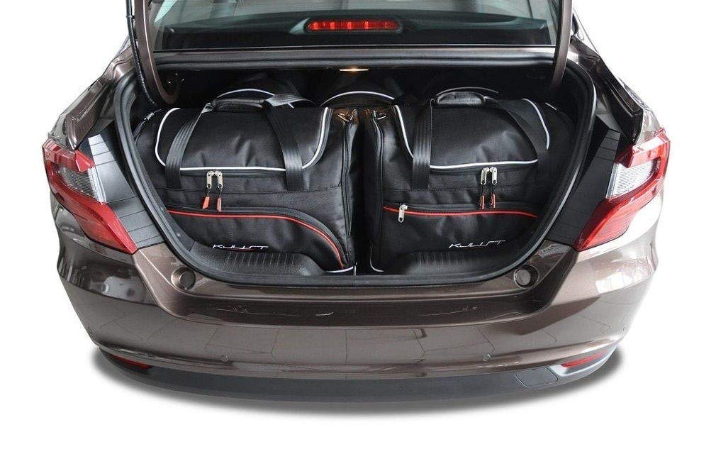 KJUST Dedizierte Reisetaschen 5 stk kompatibel mit FIAT TIPO LIMOUSINE II 2015+ von KJUST