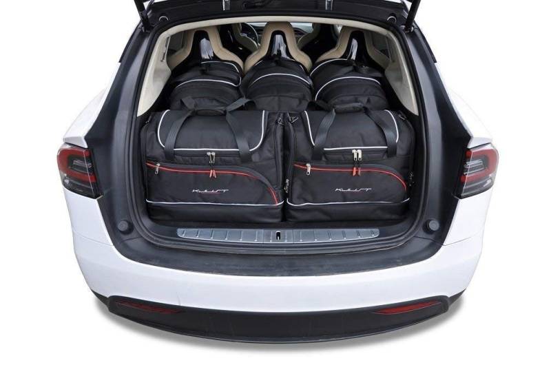 KJUST Dedizierte Reisetaschen 7 stk kompatibel mit TESLA MODEL X I (5YJX) 2016+ von KJUST