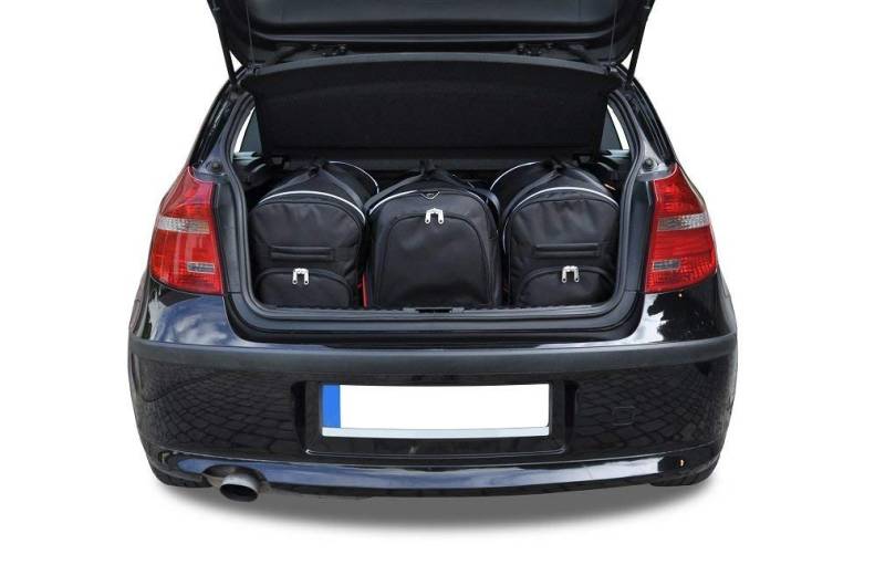 KJUST Kofferraumtaschen 3 stk kompatibel mit BMW 1 HATCHBACK E81/E87 2004-2011 von KJUST